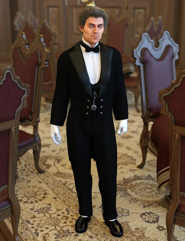     dForce Victorian Butler For Genesis 8 Male(s)