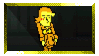 yellow looking bashful stamp