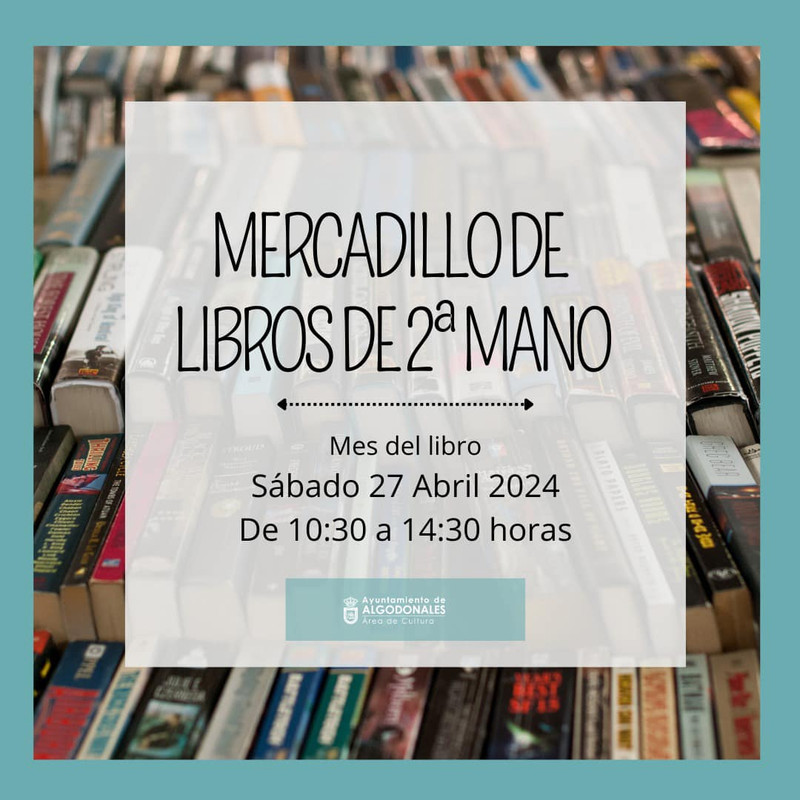 Mercadillo de libros de segunda mano