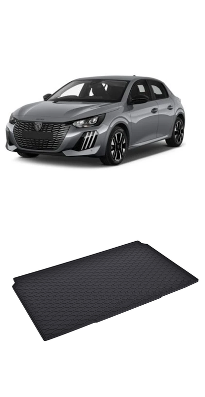 Tavita auto PEUGEOT 208 2019-prezent, protectie portbagaj, Cri-Flo, din cauciuc 100%, compatibil cu autoturismul PEUGEOT 208
