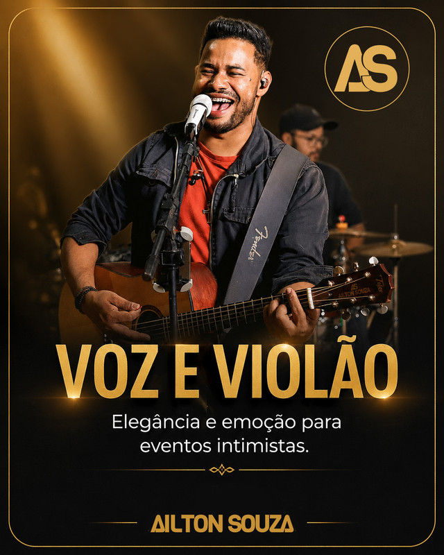 Voz e Violão — formato de show de Ailton Souza
