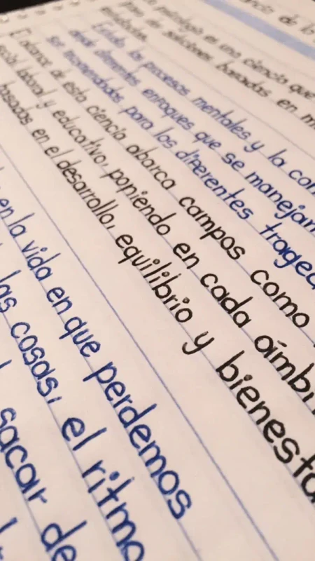 Alumna Caligrafía Fácil