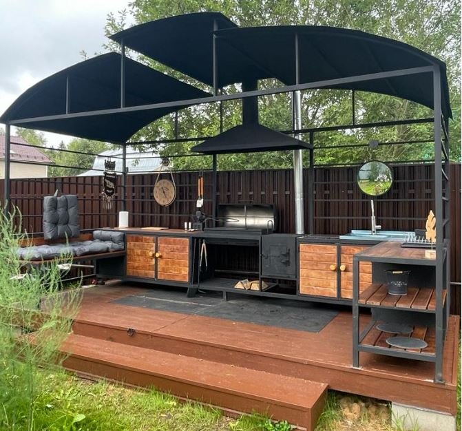 Кухня лиственница