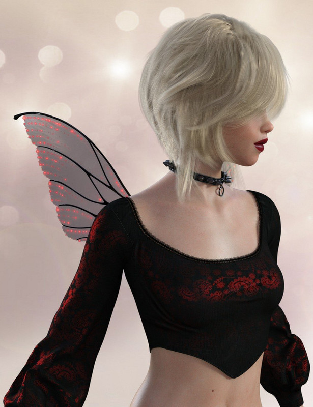 Messy Pixie Cut Hair for Genesis 8 Female Messy Pixie Cut Hair for Genesis 8 Female