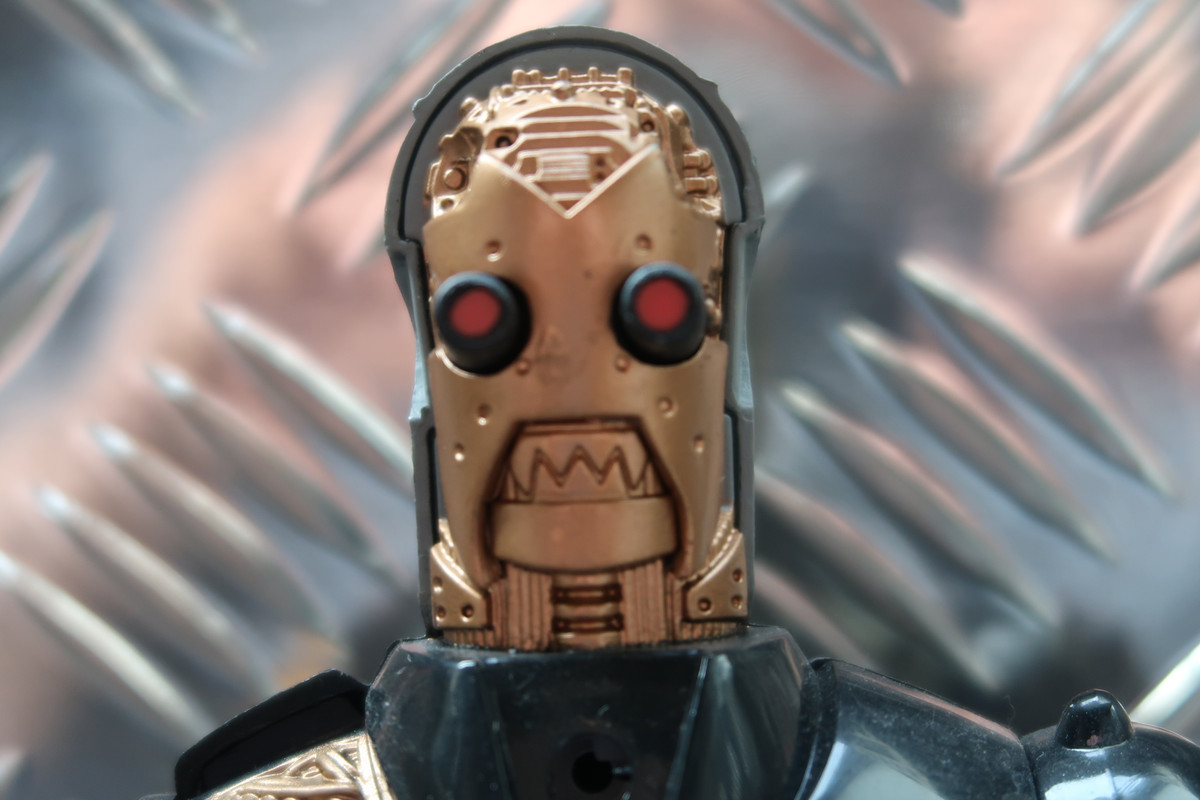 Different close up photo shots of the Black Robot. 440-D6-CF3-875-C-4-FD5-B4-D6-6-AE22-AF49945