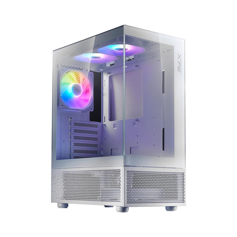 Gabinete XPG Invader X Mini White 5x120mm ARGB Fan