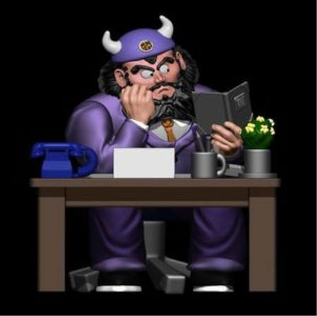 King Yama Yenma Dragon Ball z Diorama – 3D Print Model