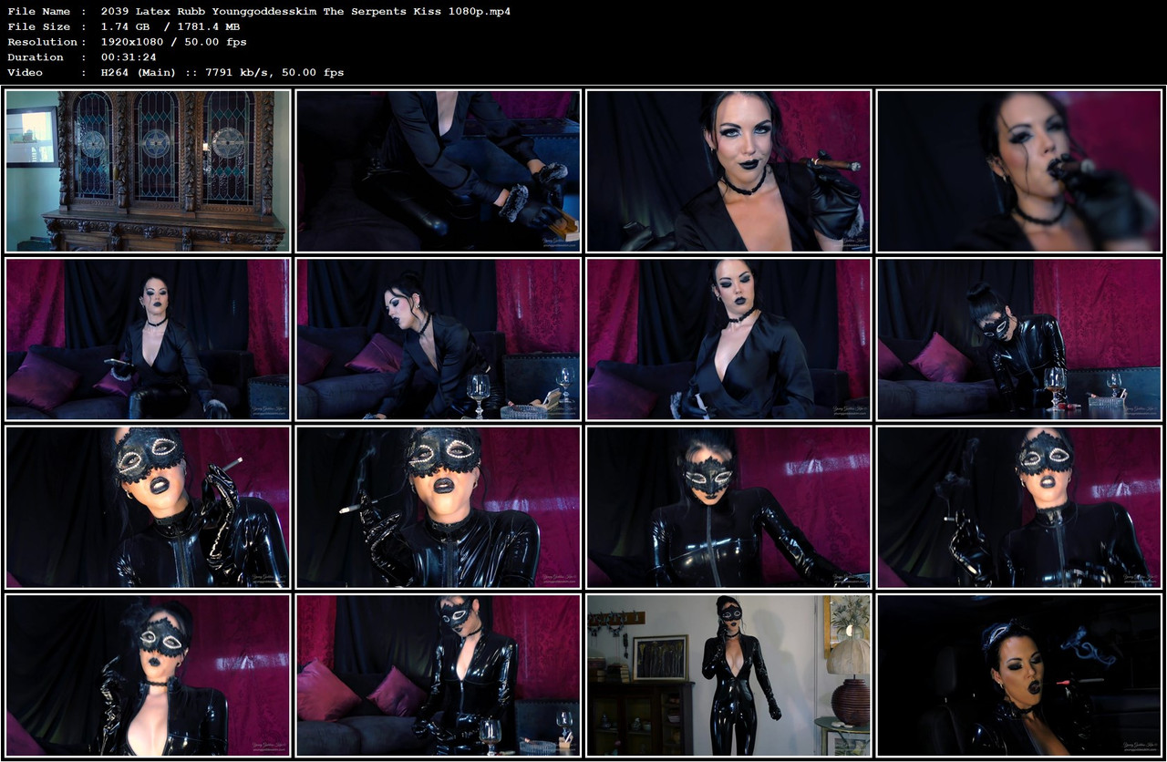 2039 Latex Rubb Younggoddesskim The Serpents Kiss 1080p mp4