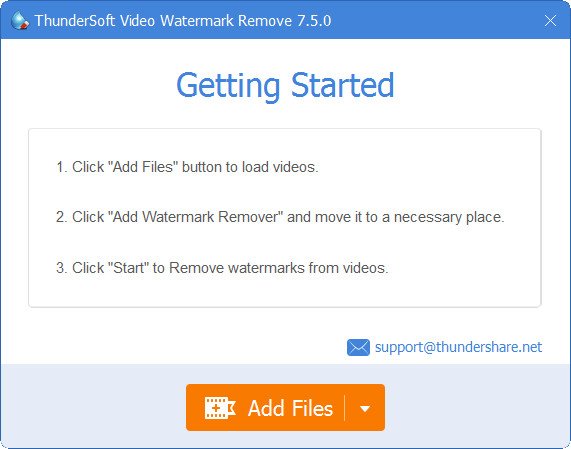 ThunderSoft Video Watermark Remove v7.8.0 ThunderSoft Video Watermark Remove v7.8.0