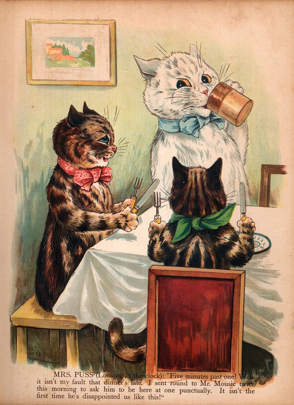 Louis Wain - Louis Wain Cats (chromolitho) - (MeisterDrucke-242397)