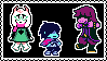 deltarune fun gang dancing stamp