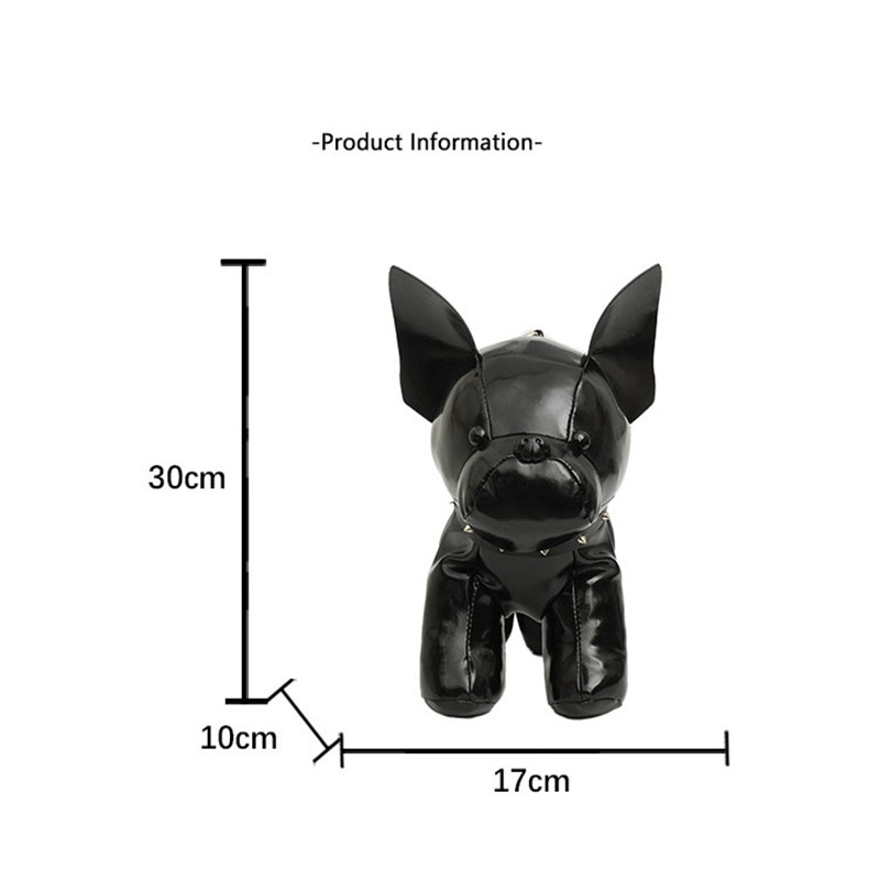 Red French Bulldog Shaped Crossbody Bag PU Leather Animal Design for Daily Outings Fashionable and Lightweight Accessory for Local Trendy Women