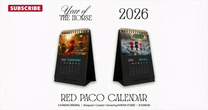 RED PACO 2026 Calendar 