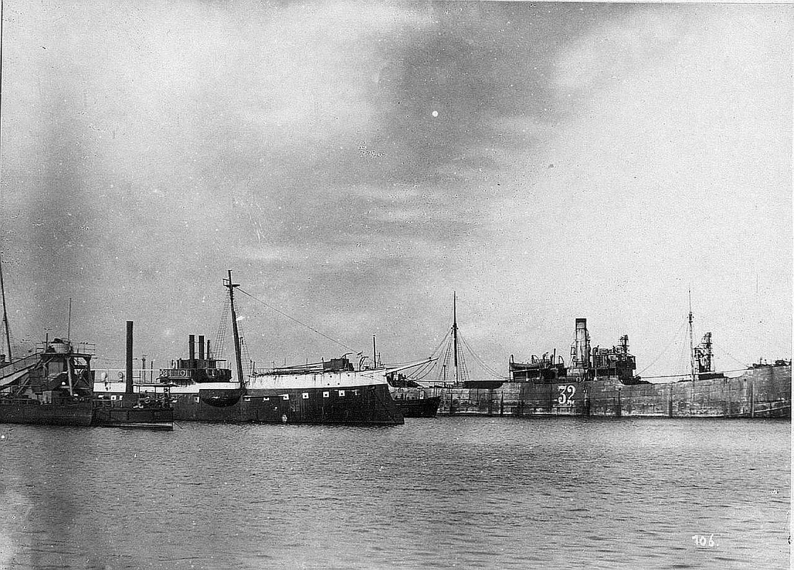 Корабли в одесском порту, 1918 год