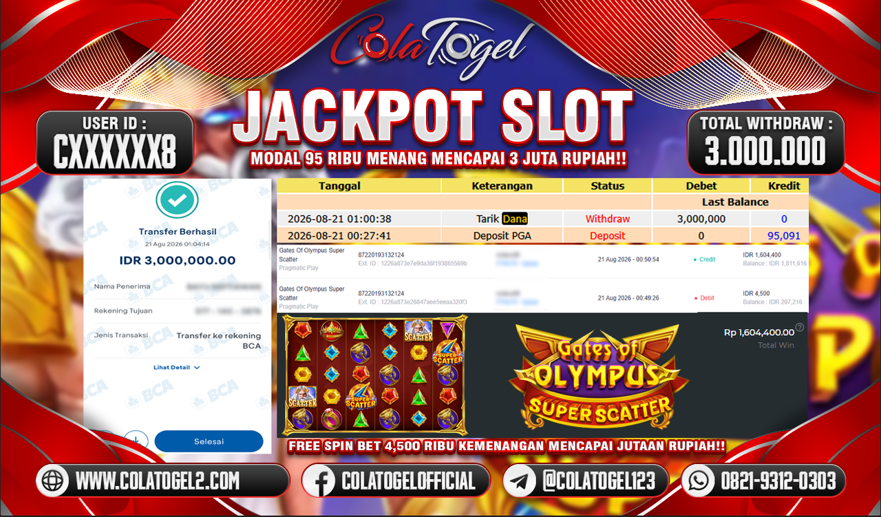 JACKPOT SLOT GACOR!!