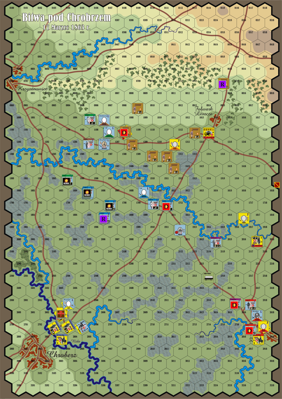 Powstanie Styczniowe 1863Map