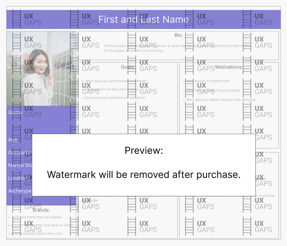Persona Template Preview