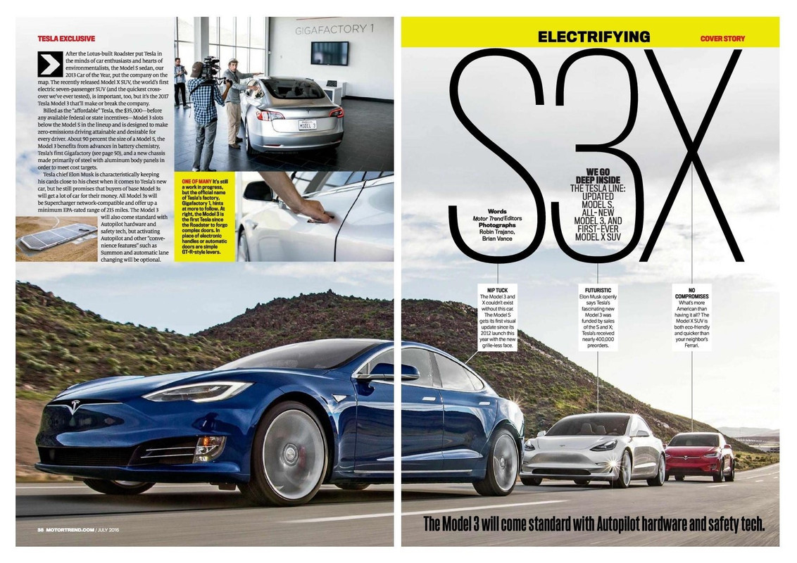 Motor Trend - July 2016_Mind-Blowing S3X_Tesla E