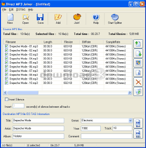 Piston Software Direct MP3 Joiner 4.0 Portable