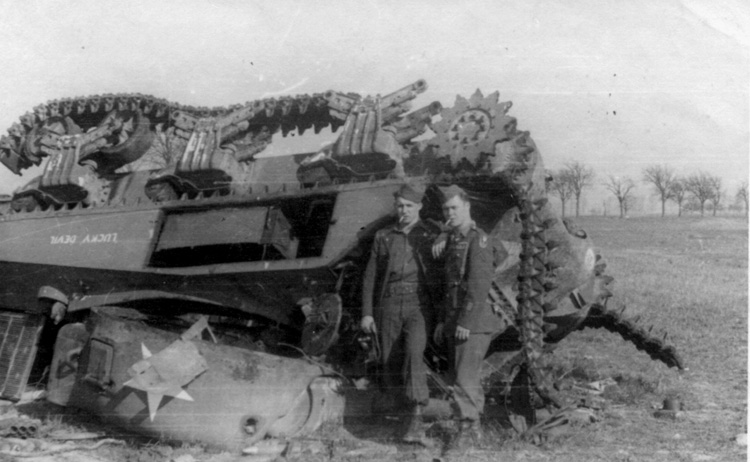 Overturned 12AD Tank