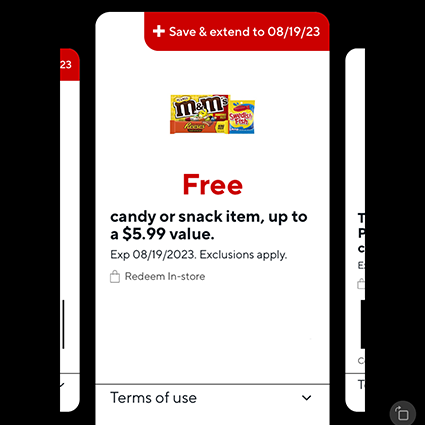 Get a Free Candy or Snack at Staples, Up to .99 Value