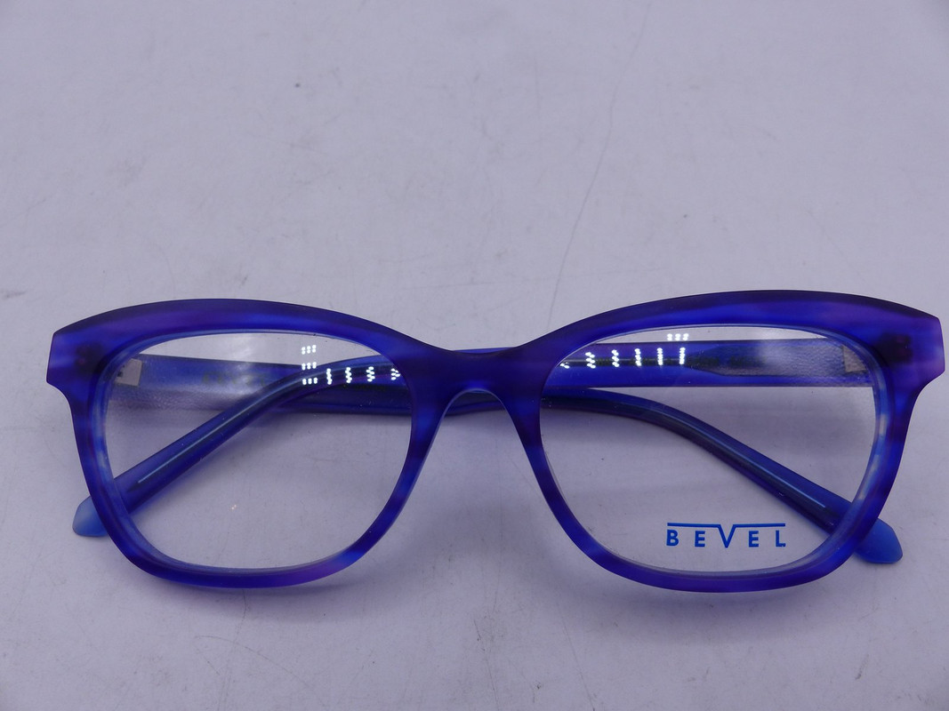 BEVEL 3687 AMELIA ORCHID/ROYAL BLUE WOMENS EYEGLASSES FRAMES SIZE 52-17-135