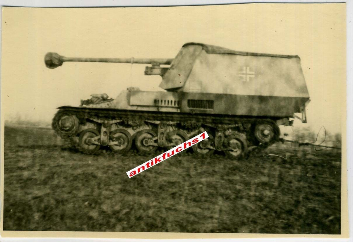 seltener Panzerjäger Umbau auf Lorraine-Fahrgest