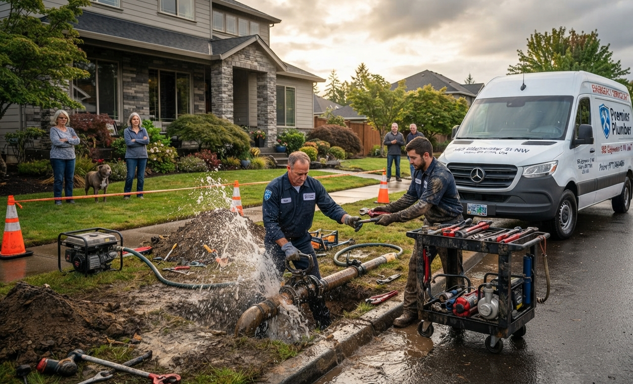 Sewer line repair