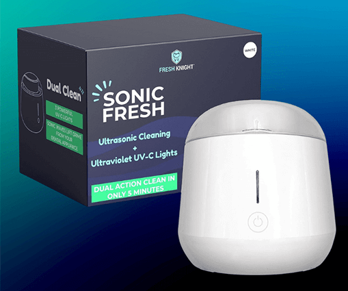 Experience Effortless Oral Hygiene with a Free Fresh Knight UV Ultrasonic Retainer Cleaner Experience Effortless Oral Hygiene with a Free Fresh Knight UV Ultrasonic Retainer Cleaner
