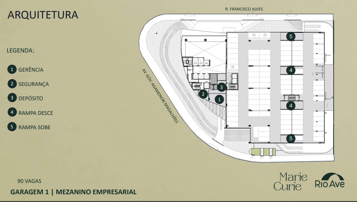 Planta Baixa Arquitetura Garagem 1