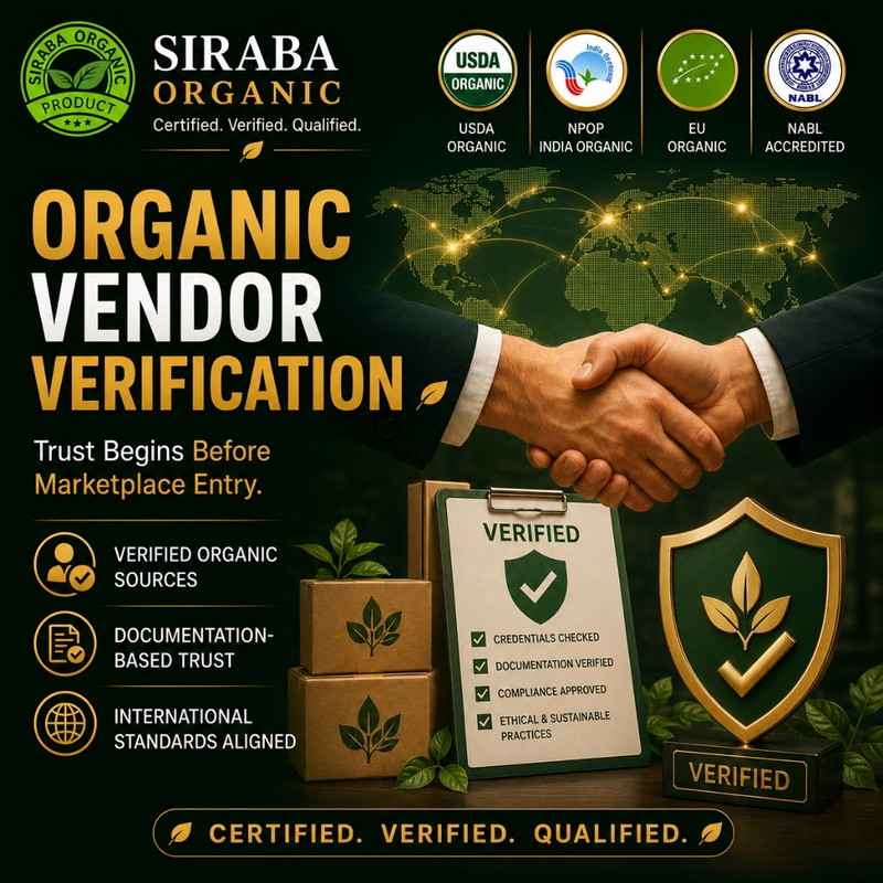 Organic Vendor Verification