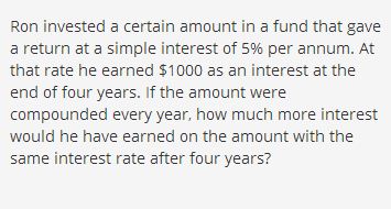 Compund interest