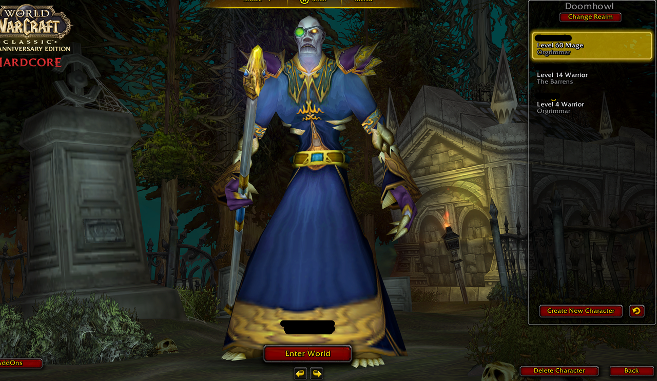 doomhowl mage 60