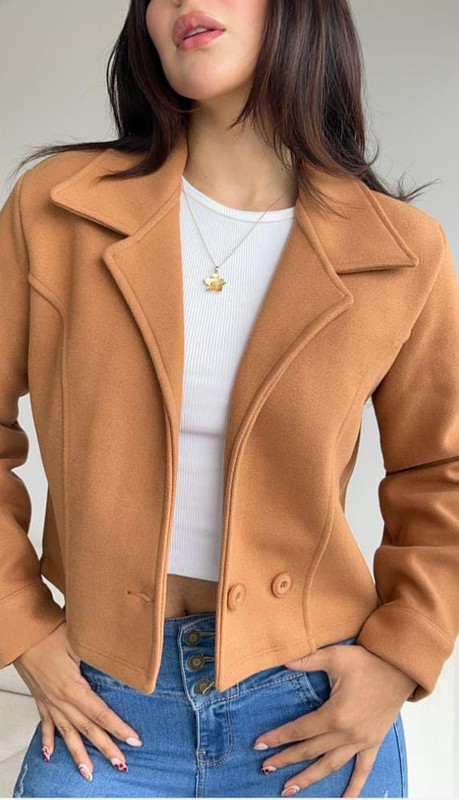 Abrigo Corto de paño Italiano