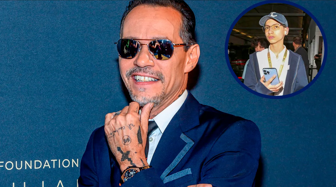 ¡Dos gotas de agua! El increíble parecido entre Marc Anthony y su hijo causa revuelo