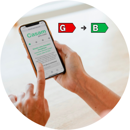 simulateur dpe rénovation globale casam pro