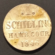 1 Schilling - Hamburgo/Alemania, 1846 IMG-20201114-124232