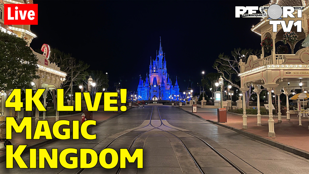 4K Magic Kingdom Live Stream - Happily Ever After & More in 4K UHD!!