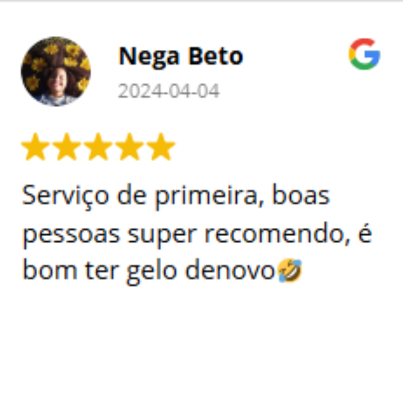 Print de avaliação de cliente 3
