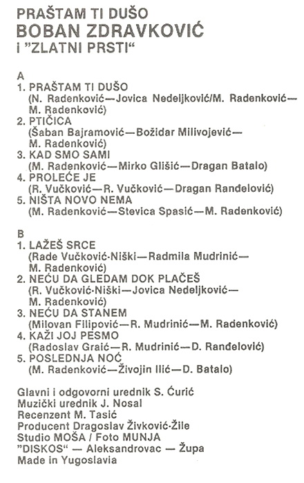 Boban Zdravkovic 1989 kz