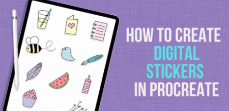 How To Create Digital Stickers in Procreate: Turn Your Doodles Into Planner Stickers