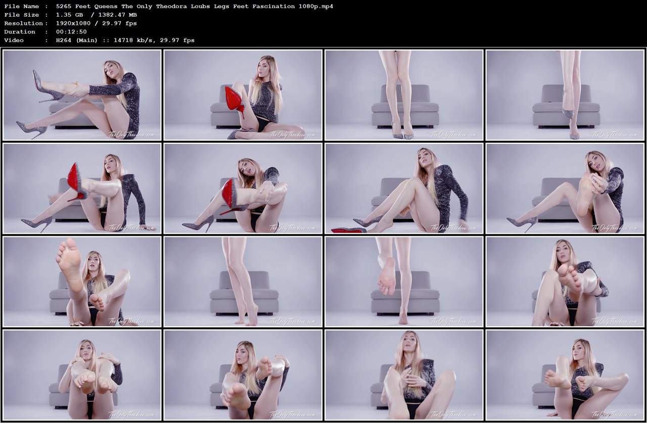 5265 Feet Queens The Only Theodora Loubs Legs Feet Fascination 1080p mp4