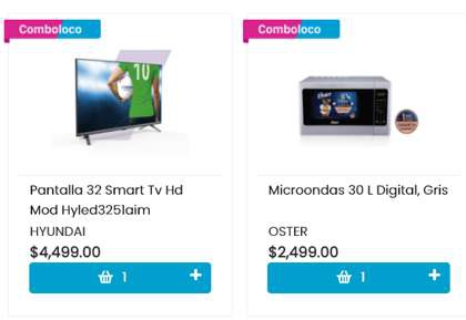 HEB: Pantalla de 32 Smart + Microondas de 30L x $3,299 Combo Loco 