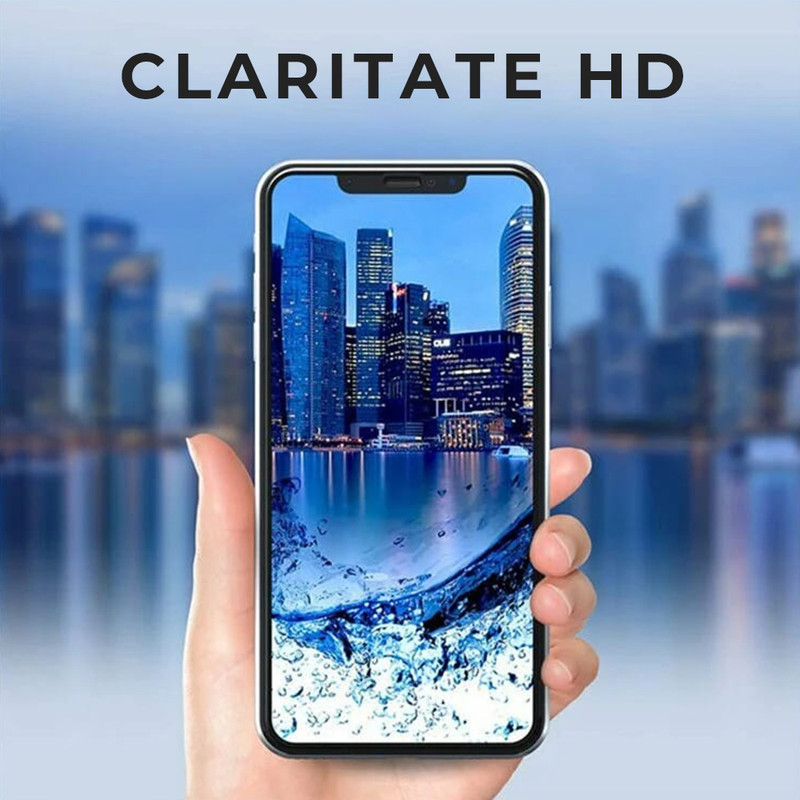 Folie Sticla pentru Samsung Galaxy S24 Ultra, Sticla temperata 9H, 3D, Full Cover, 0.26 mm, Margini Negre 569665