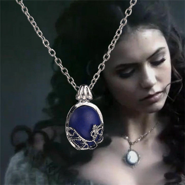 Lánc nyaklánc A vámpírnaplók Elena Gilbert The Vampire Diaries Lapis Lazuli  - zella.hu