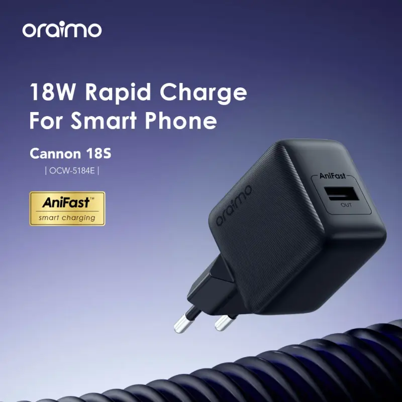oraimo Cannon 18S oraimo Cannon 18S 18W Wall Charger Kit