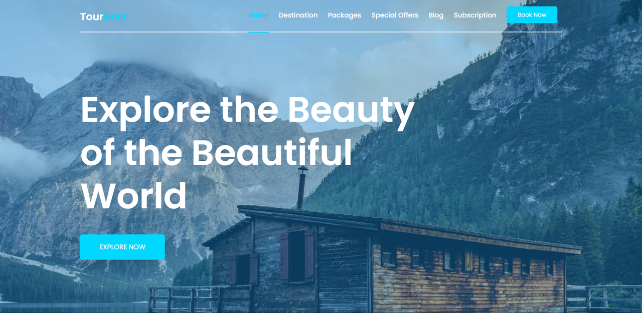 Tournest Travel Website