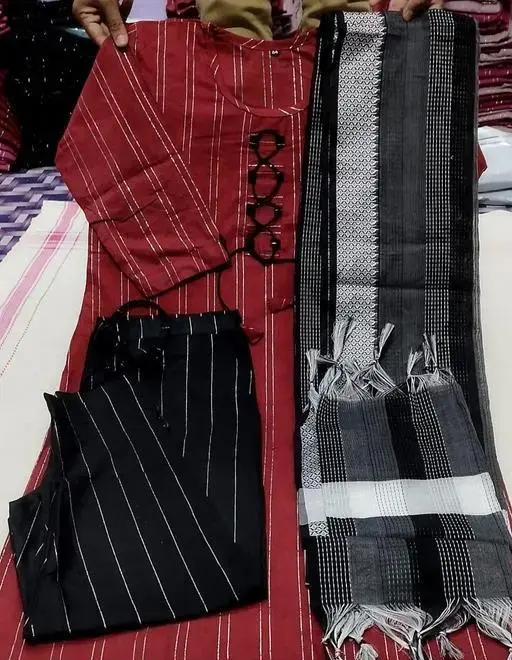 Women kurta and pant set with dupatta Color 4 (R112)
