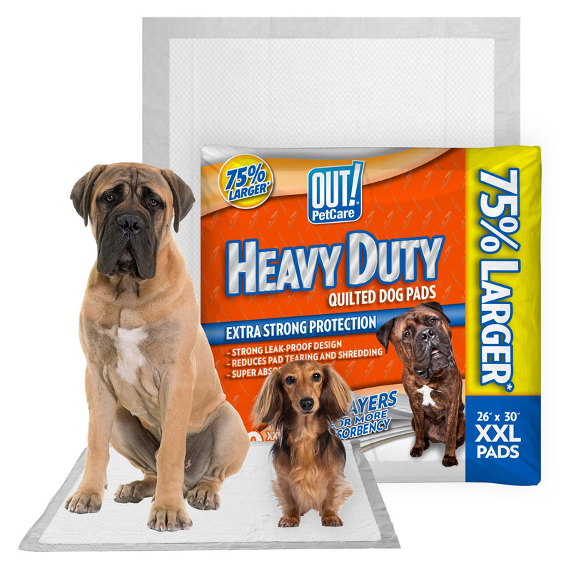 OUT! PetCare XXL Puppy Pads 26x30 30 Count
