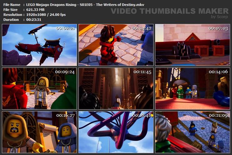 LEGO Ninjago Dragons Rising - S01E05 - The Writers of Destiny.mkv